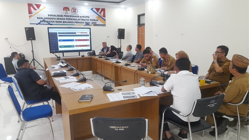 Pelaksanaan RDP Koperasi Jasa Global Akses Sejahtera (GASS) bersama OPD terkait, Selasa (24/6), di Kantor DPRD Bone Bolango.